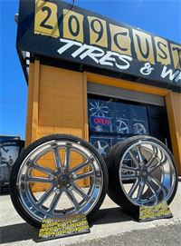 22'' US MAGS BULLET U130 22X9 22X11 5X127 OBS CHEVY 1500 C-10 WHEELS AND TIRES 